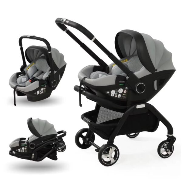 Poussette 3 en 1 bébé – Image 3