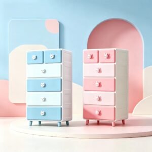 commode de rangement en plastique 5